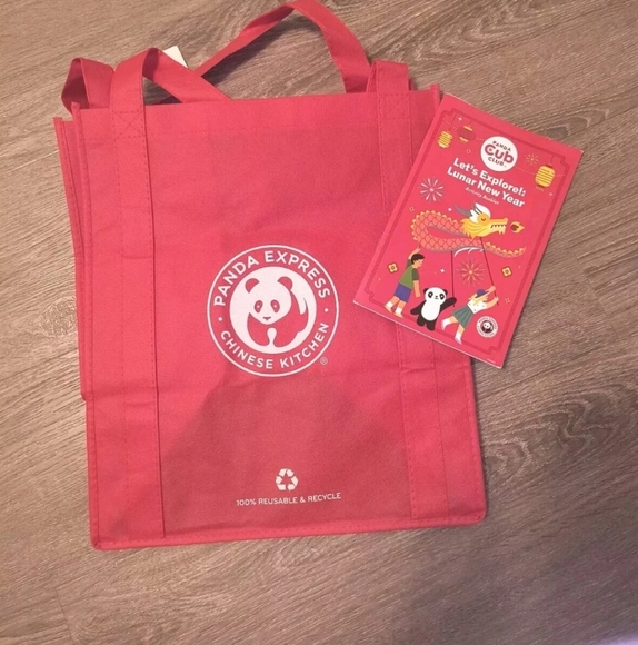 Panda Express Red Tote Bag - Picture 1 of 5